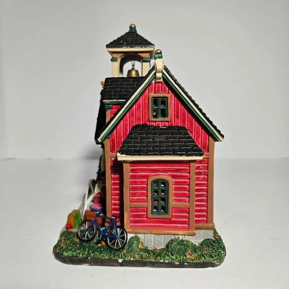 Lemax Village School Gingerbread Fest Lighted Christmas Building 55949 2015